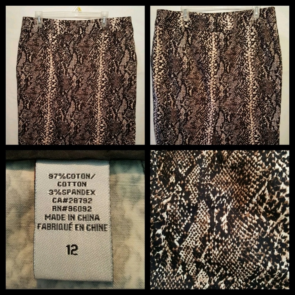 Faux Snakeskin Skirt *CLEARANCE*